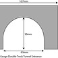 Metcalfe Metcalfe PN142 Tunnelportale zweigleisig (Spur N)