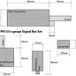 Metcalfe Metcalfe PN133 Set van 2 seinhuizen en bijgebouwtjes (N-Schaal)