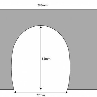 Metcalfe Metcalfe PO243 Single track tunnel entrances (H0/OO gauge)