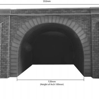 Metcalfe Metcalfe PO242 Tunnelportale zweigleisig (Spur H0/OO)