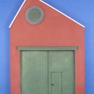 Skytrex Skytrex SMRS37D fabriekshal noordlichtgevel met houten poort (schaal O)