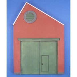 Skytrex Skytrex SMRS37D 1 bay North light gable wooden doors  (Gauge O)