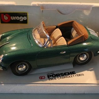 Burago 3031 1961 Porsche 356B cabriolet (Massstab 1:18)