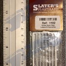Slater's Plastikard SL1102 Miniature letters (alphabet) 2mm Slaters