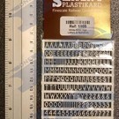 Slater's Plastikard SL1105 Miniature letters (alphabet) 5mm Slaters