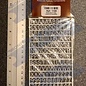 Slater's Plastikard SL1108 Miniatur Buchstaben 8mm Slaters