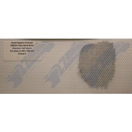 South Eastern Finecast FBS701 Selbstbauplatte Backstein in halbstein Verbund. Maßstab O aus Kunststoff