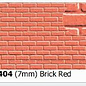 Slater's Plastikard Slater's 0404 Builder Sheet brick, red (Gauge 0)