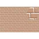 Slater's Plastikard Slater's 0412 Builder Sheet embossed with flemish bond brickwork, gray-brown (Gauge 0)