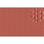 Slater's Plastikard SL444 Selbstbauplatte Dachbedeckung/Ziegel in steinroter Farbe. Maßstab N aus Kunststoff