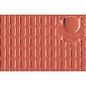 Slater's Plastikard SL441 Selbstbauplatte Dachbedeckung/Ziegel in steinroter Farbe. Maßstab H0/OO aus Kunststoff