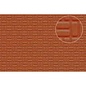 Slater's Plastikard SL454 Plasticard Paving Red, H0/OO Gauge