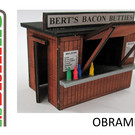 Brikho Brikho OBRAMKI01 Imbißstand/Kiosk (Baugröße 0, Lasercut)