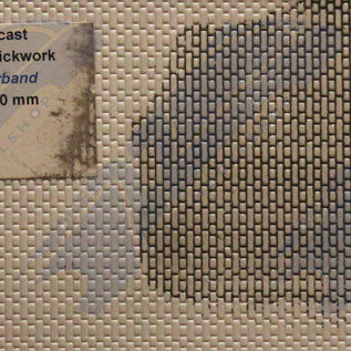 South Eastern Finecast FBS702 Zelfbouwplaat baksteen Engels verband, Schaal O, Plastic