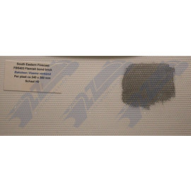 South Eastern Finecast FBS403 Selbstbauplatte Backstein in Flämischer Verbund. Maßstab H0/OO aus Kunststoff