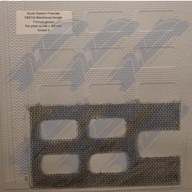 South Eastern Finecast FBS724 Selbstbauplatte Lagerhaus Fassaden. Maßstab O aus Kunststoff