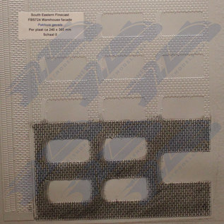 South Eastern Finecast FBS724 Selbstbauplatte Lagerhaus Fassaden. Maßstab O aus Kunststoff