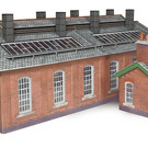 Metcalfe Metcalfe PO313 Double track engine shed (H0/OO gauge)
