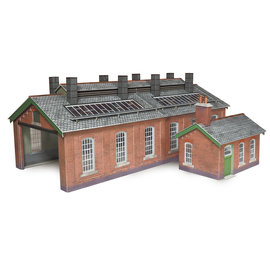 Metcalfe Metcalfe PO313 Double track engine shed (H0/OO gauge)