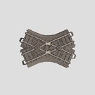 Märklin Märklin 24649 C-Rail Kruising (schaal HO)