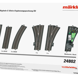 Märklin Märklin 24802 Digitale C-Gleis-Ergänzungspackung D2 (Spur HO)