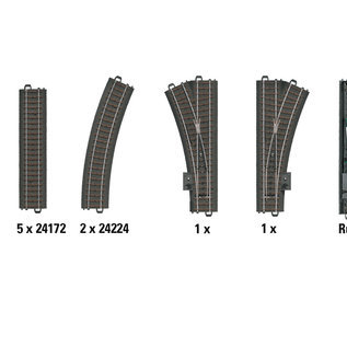 Märklin Märklin 24802 Digital C Track D2 Extension Set (gauge HO)