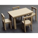 Skytrex Skytrex 7/245B Tisch + 4 Stühle (Spur O)