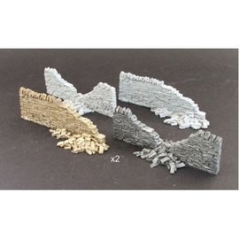 Skytrex Skytrex SMRS08 Dry stone wall, damaged sections (Gauge O)