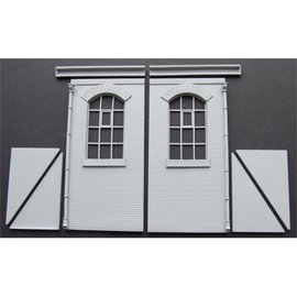 Skytrex Skytrex SMRS44 Shallow relief wall kit (Gauge O)