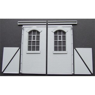 Skytrex Skytrex SMRS44 Halbrelief Seitenwände Satz (Spur O)