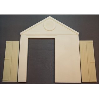 Skytrex Skytrex SMRS45B Gable w. left hand wagon entrance (Gauge O)