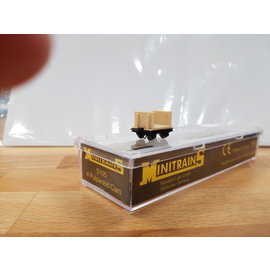 Minitrains Minitrains 5105 set of 4 narrow gauge pulp wood waggons