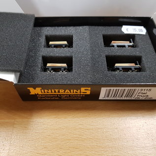 Minitrains Minitrains 3115 Satz von 4 Schmalspur Flachwagen