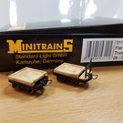Minitrains Minitrains 3115 set of 4 narrow gauge flat waggons