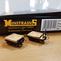 Minitrains Minitrains 3115 set of 4 narrow gauge flat waggons