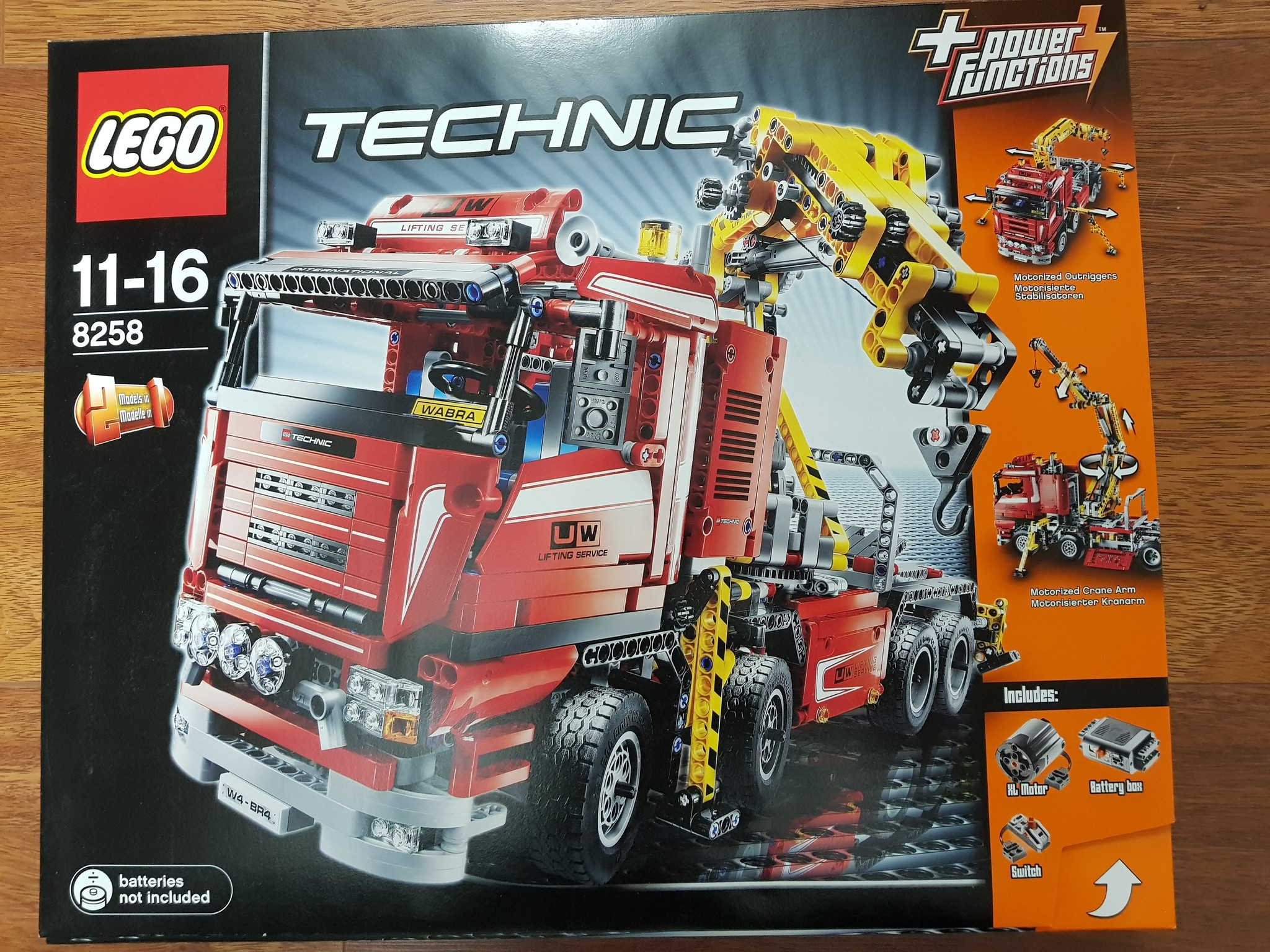 LEGO 8258 großer 4-achsiger LKW mit Kran