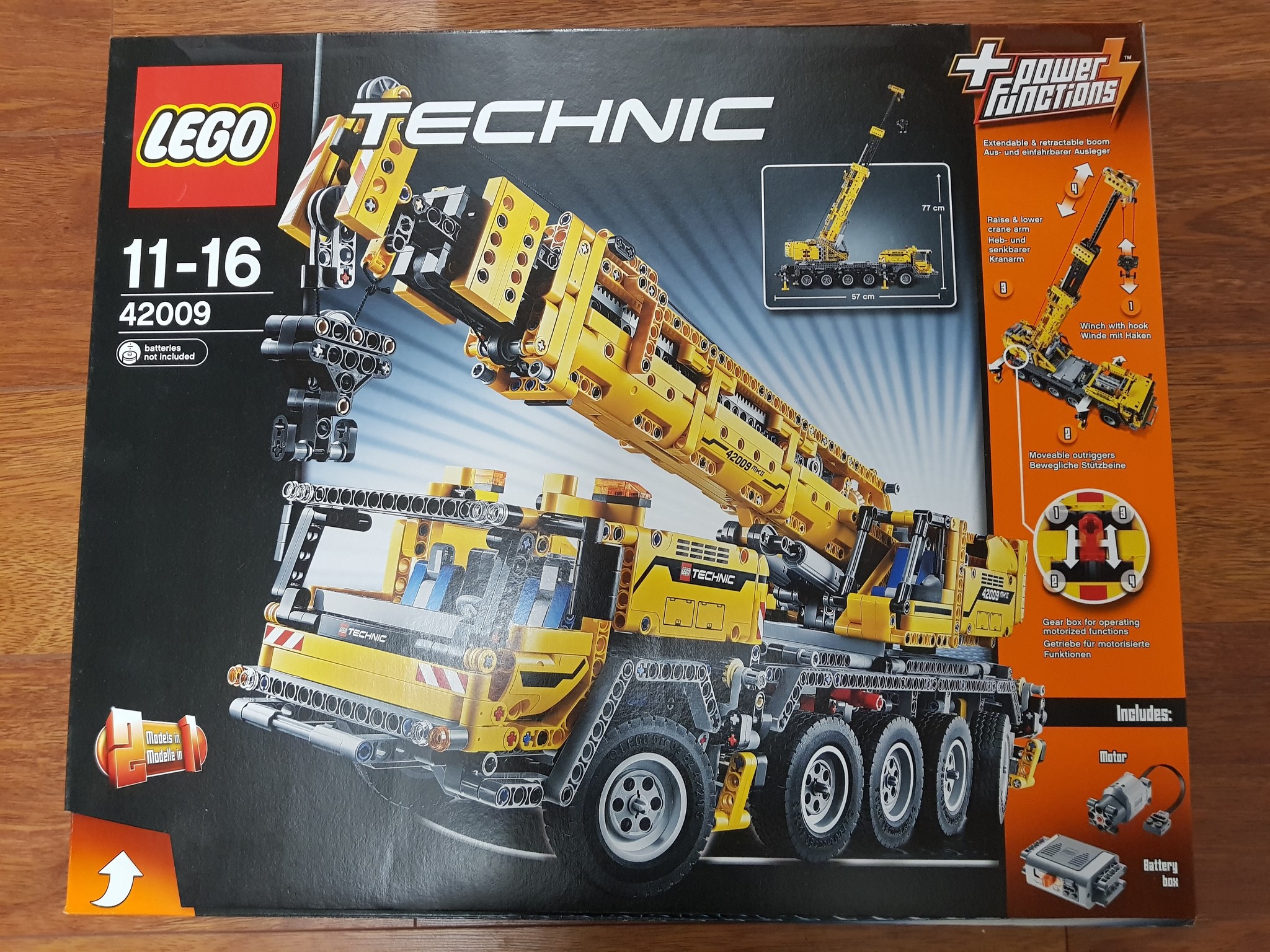 Lego 42009 grote assige kraanwagen ** Collectors item ** - one2zmodelshop