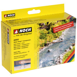 NOCH NOCH 60855 Water Drops® “clear”, 250 g, ergibt ca. 300 ml