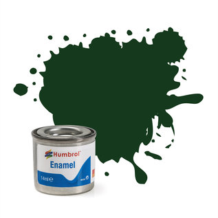 Humbrol Humbrol no 3 Brunswick Green Gloss 14ml