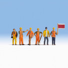 NOCH Noch 15277 Spoorweg arbeiders (Schaal H0), 6 figuren