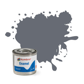 Humbrol Humbrol no 123 Extra Dark Sea Grey, Satin 14ml (Extra Donker Zeegrijs, Satijn)