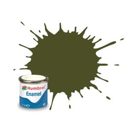 Humbrol Humbrol no 155 Olive Drab, Matt 14ml (Olijfgroen, Mat)