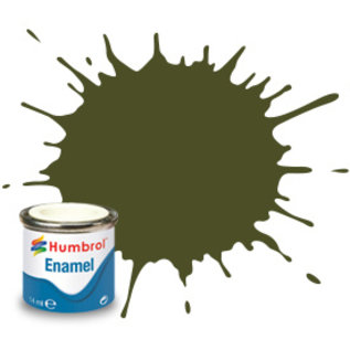 Humbrol Humbrol no 155 Olive Drab, Matt 14ml (Olijfgroen, Mat)