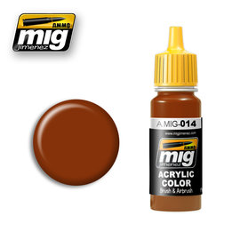 MIG Jimenez MIG 0014 RED-BROWN RAL 8012 (17 ML) (ROTBRAUN)