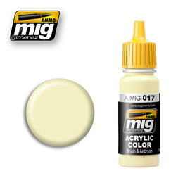 MIG Jimenez MIG 0017 CREAM WHITE RAL 9001 (17 ML) (CREMEWEISS)