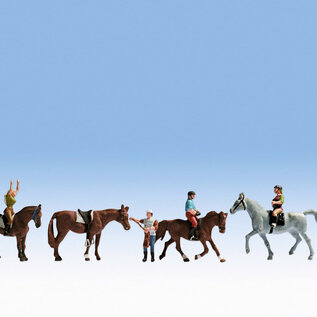 NOCH Noch 15630 Riders (Gauge H0), 4 riders, 4 horses