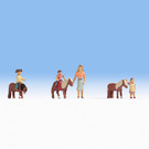 NOCH Noch 15635 Pony riding (Gauge H0), 6 figures