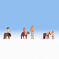 NOCH Noch 15635 Ponyreiten (Spur H0), 6 Figuren