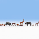 NOCH Noch 15745 Forest animals (Gauge H0), 12 figures