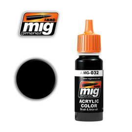 MIG Jimenez MIG 0032 SATIN BLACK (17 ML) (SATIJN ZWART)